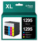 Coloran T1295 Multipack Druckerpatronen Kompatibel für Epson T1291 T1292 T1293 T1294 für Workforce WF-3520 WF-3540 WF-7525 WF-7515,Stylus SX235W SX425W SX445W SX535WD, Stylus Office SX435W