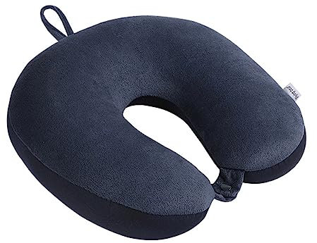 ACMEDE Coussin de Voyage à microbilles Oreiller de Voyage Coussin Tour de Cou Microbilles Voyage Oreiller de Soutien du Cou Oreiller de Voyage Doux en Forme de U pour Le Soutien du Cou