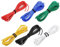 sourcing map 22 Gauge Silicone Wire 22AWG Electrical Wire Stranded Wire Flexible Tinned Copper Wire High Temp Hookup Wire 6 Color 1.5m/4.92ft for Car Model Electric Appliances 6pcs