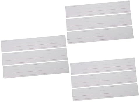 STOBOK 150 Stk Wortkarte Satzstreifen Farbige Satzstreifen Gefüttert Satzstreifen Lernen Buchstaben Aufkleber Wort-satz-streifen Schulsatzstreifen Student Lehrmittel Magnetisch Papier