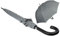 iX-brella First Class XL Fiberglas Automatik Stockschirm 110 cm überschlagfähig - Grey