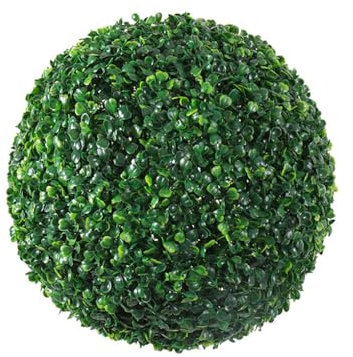 QOKLIYUI Césped Artificial de Larga duración, Bola de cúpula, Plantas, elección ecológica, simulación de Dejar Hierba, Bola de plástico, Verde 25cm