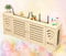 Router Schrank Wandmontage Router Regal Holz Weiß Leisten Kabel Verstecken Kabel Organizer Box,C-71x28cm
