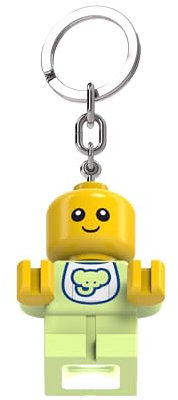 LEGO Minifigures - Large 2.25 Inch Tall Figure Keychain Light - Baby (KE209H), Multicolor, Large - 2 inches tall