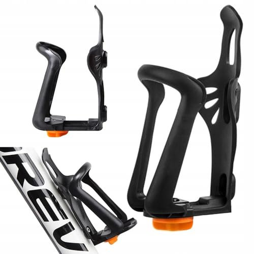 Genérico Porte-bidon réglable pour vélo - jusqu'à 1,5 litres | Support de bouteilles d'eau - Panier de bidon universel | Taille réglable de 500 ml - 1 500 ml - Matériau plastique durable