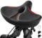 WUVOP Übergroßer Fahrradsattel für Peloton Bike & Bike+, Bequemer Sattel-Ersatz für Damen und Herren, Extra breit, kompatibel mit Peloton, Echelon, Heimtrainer, E-Bikes, Cruiser-Bikes, Rot