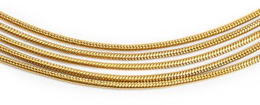 SINGULARU Halskette Cleopatra Edelstahl vergoldet Damenschmuck