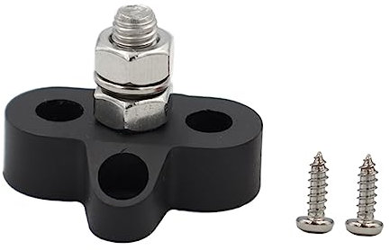 SEWOART Klemmensammelschiene Verteilerklemmenblock Kupferklemmenblock Für Fahrzeug Bootsklemmenblock Elektrische Sammelschiene Klemmenleisten Verteilerklemmensammelschiene Autoklemmenblock