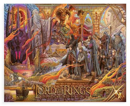 DTASSVEW Malen nach Zahlen - Der Herr Der Ringe Malset mit Leinwand für Erwachsene Kinder Gemälde Handgemalt Kit DIY Geschenk Dekoration Serie Poster-D381 -Mehrere Größen