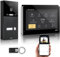 GVS - IP Video Türsprechanlage mit Türöffner, RFID Zugang, HD Kamera, 2X 10 Zoll Monitor & App - Smarte Video Türklingel mit Kamera & Gegensprechanlage für 1 Familienhaus (AVS5537A)