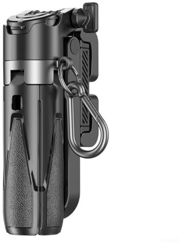 HEIBTENY Selfie Tripod, Expandable Selfie Stick with Wireless Remote Control, Portable Monopod Mobile Phone Holder Compatible, Robust, Lightweight, for On the Go Photographed People (Black)