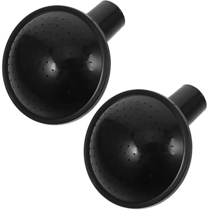 TOYANDONA 2 Piezas Boquilla de regadera Boquilla Universal regadera de jardín Reemplazo de boquillas de aspersores a Granel Base de Pollo para cocinar Nido de Pesca Educación física Black