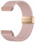 Mastten 20mm Elastisch Geflochten Magnet Band Kompatibel mit Samsung Galaxy Watch 7 Armband - Galaxy Watch 7/6/5/4 Armband 40mm 44mm, Nylon Sport Armbänder für Damen Herren, Rosa