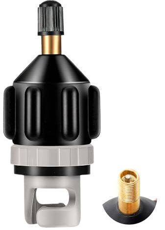 Adaptateur de Pompe Sup Compresseur Universel Convertisseur Multifonction Valve Air pour Planche Paddle Gonflable Kayak Bateau Pneumatique Matelas Compatible pour Pompe Électrique Manuelle