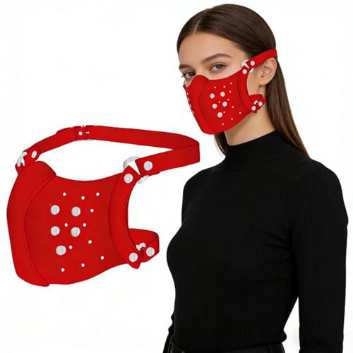 HALDILIGANER Leather Cosplay Punk Half Face Steampunk Retro Gothic Leather Mask Halloween Cosplay Gears Spike Mask for Men Women