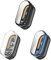 Funda compatible con Xiaomi Smart Band 10 Protector de pantalla, 3 piezas Flexible TPU Protector de Pantalla Case Resistente a los arañazos Carcasa para Xiaomi Mi Band 10 (negro/azul/transparente)