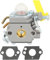 YHAINI Carburatore Tosaerba Ricambi per Motori Carburatore con Guarnizione per carburatore per Ryobi RBC30SESA Carburatore Carb