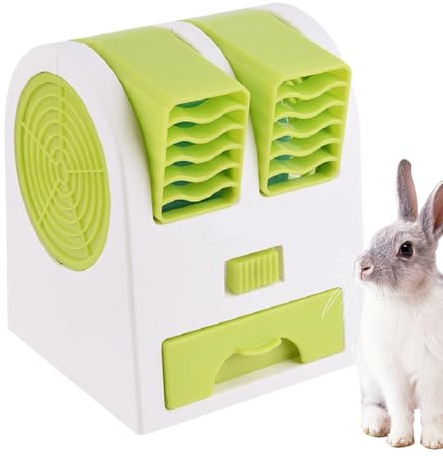 Bkljkf Kennel Fan – Ventilatore per cani, ricaricabile, per criceti, conigli, riccio,