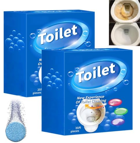 40pcs Heavy Duty Toilet Cleaner Tablets,Toilet Descaler,Toi/let Bowl Cleaner Tablets,Toil/et Blocks,Toilet Table/ts for Cleaning in Bowl,Toile/t Cleaning Tablet/s,Limescale Tablet/s,Foam Cleaner