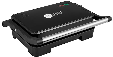 AFRA 1000W Panini Maker, Sandwich Press And 180° Open Grill