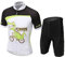 Lserver Fahrradtrikot-Set für Kinder, Kurzarm-Oberteil + Hose, Kinder, drache, 3-4 AÑOS