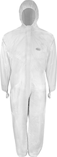 50 Stück Einwegoverall CoverStar CS500, laminiert, Cat III Typ 5+6, weiss, Antistatisch EN 1149, Chemikalienschutz, Asbest, Gr.: XL