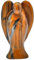 Nupuyai 7cm Tigerauge Edelstein Kristall Engel Figur Schutzengel Heilstein Taschenengel Friedensengel Glücksbringer Reiki Deko