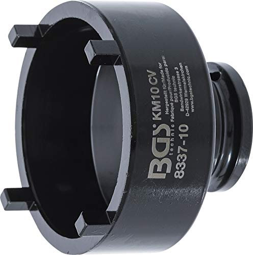 BGS 8337-10 | Vaso almenados | para tuercas ranuradas dientes externos | KM10