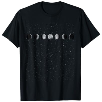 Moon Phase Scientist Gift Astronomy T-Shirt
