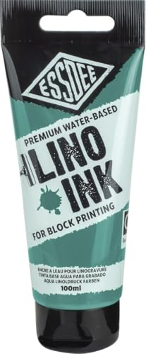 Essdee Block Printing Ink, Viridian, 100ml