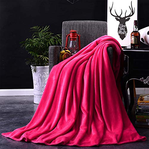 Literie Couverture Polaire,Chaude Confortable Couverture,Facile à Entretenir Flanelle Plaid Polaire,Plaids pour Bed and Couch Voyage