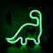 ENUOLI Dinosaurier Neonschilder Neonlicht für Wanddekor USB oder batteriebetriebene LED Neonlichter Nachtlicht für Weihnachtsfeier Schlafzimmer Dekoration Kinder Freunde Versorgung Geschenke-Grün