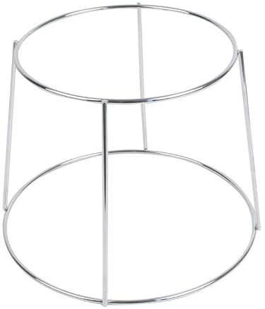 Equinox 517738 Support plateau de fruits de mer en acier inoxydable chromé - Présentoir Ø24 cm Hauteur 18,5 cm