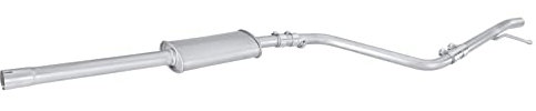 HELLA 8LC 366 023-521 Mittelschalldämpfer - Easy2Fit® Kit - mitte - dreiteilig - Set mit Anbauteilen - für u.a. DACIA LOGAN