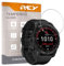 REY 3X Protector Pantalla para Garmin Fenix 7X 51mm - Garmin Fenix 7X Pro 51mm - QUATIX 6X Solar 51mm, Cristal Vidrio Templado Premium