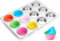Homikit Moule à muffins, en acier inoxydable, pour 12 muffins, 36 x 26,5 x 3 cm, avec 12 moules à cupcakes en silicone, pour muffins, cupcakes, puddings, brownies, non toxiques et sains, passe au