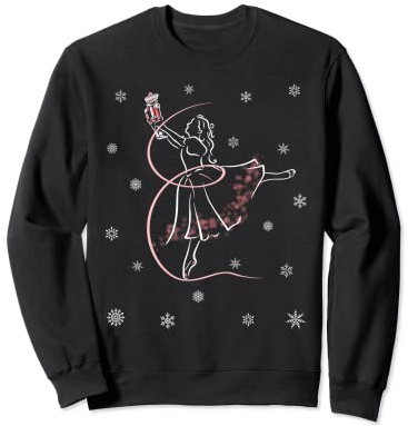 The Nutcracker Ballet and Clara Christmas Holiday Dance Sweatshirt