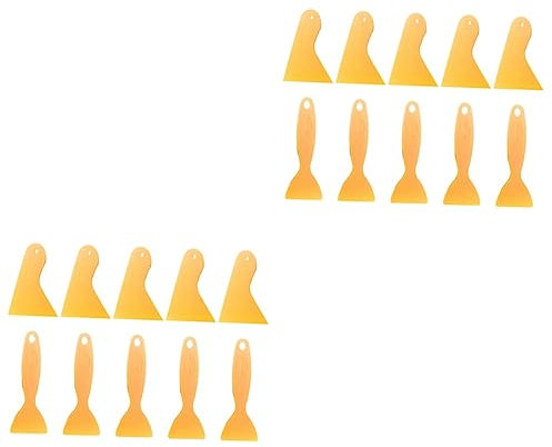 NUOBESTY 20pcs Makrolon Diy Glue Scraper Tiling Trowel Mastic Tool Scratch for Home Improvement