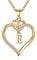 TINGN Kette Damen Herz Halskette Frauen, Gold Herz Anhänger Kette mit Buchstaben E Gold Halskette Schmuck Damen Geburtstagsgeschenk für Frauen, Beste Mama Geschenk, Geburtstags Geschenk für Mama