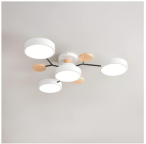 Nordic Moderne Kreisförmige Moleküle Deckenleuchte - LED Acryl Semi Flush Mount für Wohnzimmer, Esszimmer, Schlafzimmer, Flur