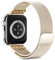 Metal Strap Compatible with Apple Watch Straps 41mm 40mm 38mm for Women, Stainless Steel Milanese Loop Magnetic Adjustable Replacement Band for iWatch Series 10 9 8 7 6 5 4 3 2 1 SE Champagne