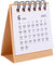 FOMIYES 2025 Mini-tischkalender Aus Papier Entzückender Kalender Tischdekoration für Das Büro Moderne Schicke Schreibtisch-dekoration