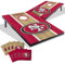 YouTheFan NFL San Francisco 49ers tragbares Cornhole-Spiel mit Logotaschen, 60 x 90 cm
