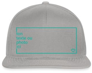 Casquette Snapback Personnalisable avec Photo Texte ou Logo Imprimé | Idée Cadeau Personnalisé
