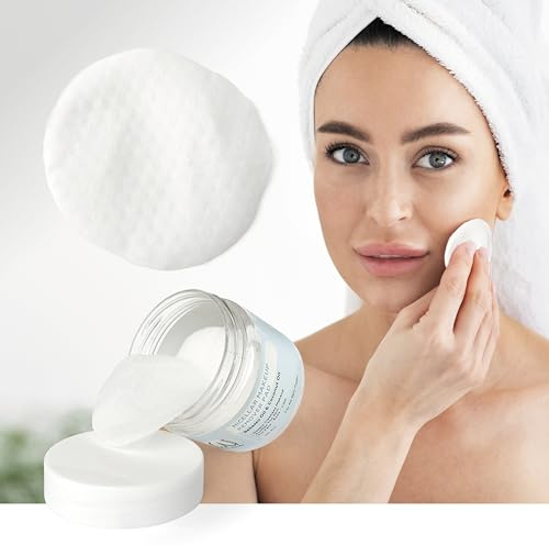 VIEN BEST NATURAL BEAUTY Micellar Makeup Remover Pad with Babassu Oil & Coconut Oil - Gentle & Effective Cleansing Pads for Face, Eyes & Lips Hydrating Pads Removes Makeup & Dirt - 40 Pcs.