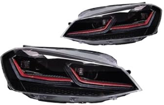 CBXPXVXP Scheinwerfer Kompatibel for VW Golf 7 MK7 Gti 2013-2017 Golf 7 Kopf Lampe Zweite Generation Upgrade Version Scheinwerfer(Only Right 2019-2020 A,LHD)