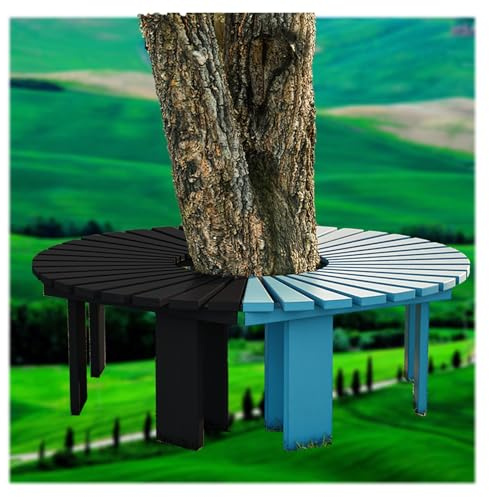 Panchina da giardino avvolgente da 119,4 cm, per terrazza, terrazza e cortile, perfetta per sedie a bordo piscina, ed elegante arredamento da giardino