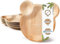 BIOZOYG Palmware Plats anniversaire enfant en design mignon ourson I 144 pièces feuille de palmier assiettes jetables 22x24cm I Vaisselle jetable assiette stable 100% biodégradable