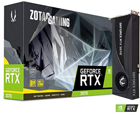 Zotac Gaming GeForce RTX 2070 Ventilatore 8GB GDDR6 256-bit Dual Slot Scheda grafica da gioco - ZT-T20700A-10P