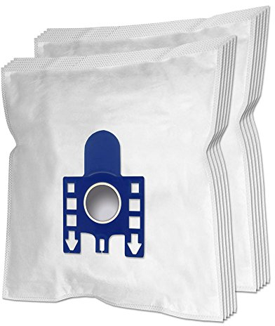 10 Premium Sacchetti per Aspirapolvere Miele: S438I,S438I2,S440I,S4441,S444I,S448I,S456I,S456I-2,S5000,S5111, S374, S408, S300, S326, S380, S421, S424I, S501, S516, S538, S428, S510